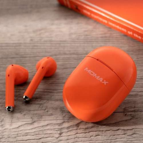 全新橙色行貨未開封  MOMAX Pills Lite 真無線藍牙耳機及充電盒 BT2