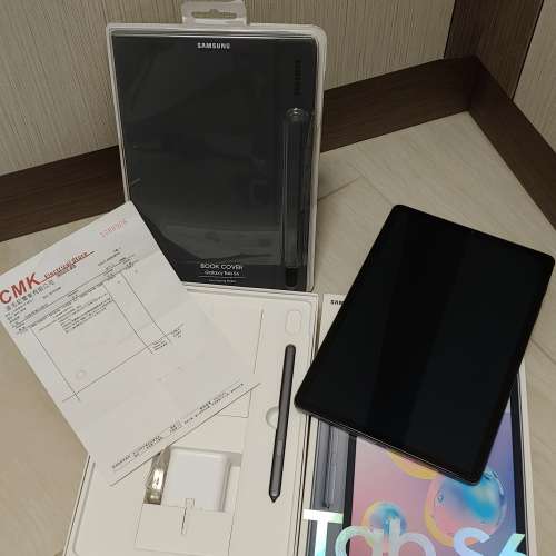出售99%新原裝香港行貨三星 Samsung Galaxy Tab S6 灰色 SM-T865 WiFi+4G 版6GB+128...
