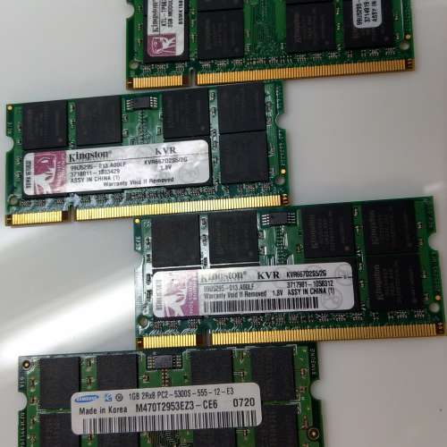 平售 DDR 2 Notebook Ram