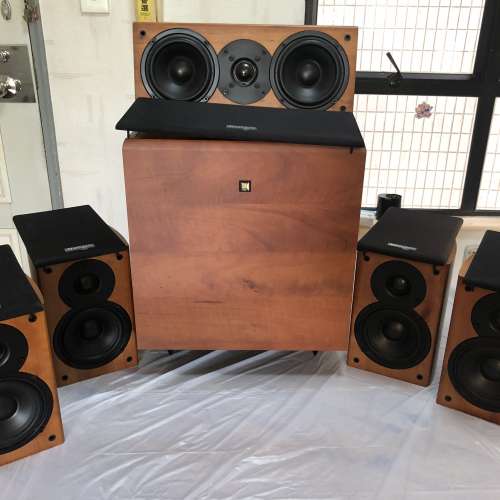 KEF + MarQuis 5.1 speaker system 環迴音箱全套