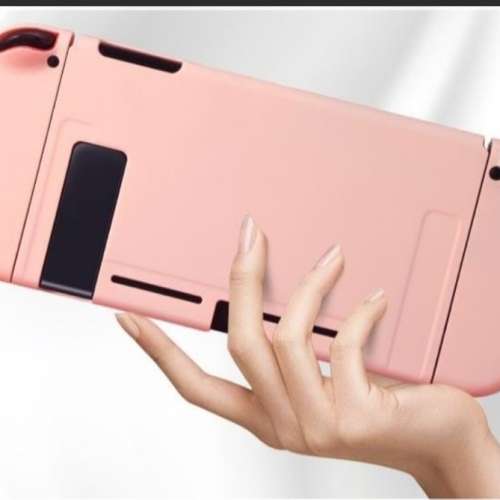 Nintendo Switch Case  保護殼 （防指紋 全包邊保護）粉/白/黑/藍