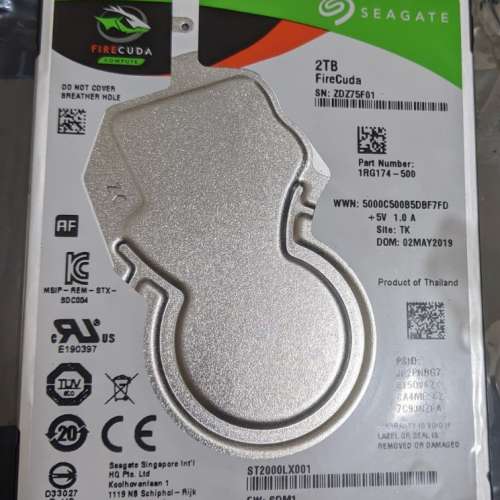 Seagate FireCuda 2TB SSHD 2.5 SATA