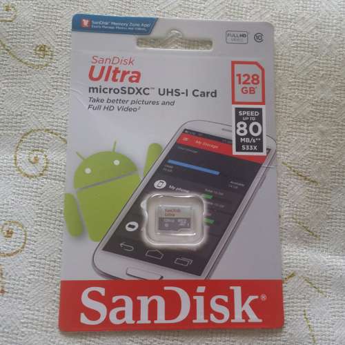 ■ 全新行貨 SanDisk 128GB  Micro SD Card 記憶卡 microSD咭