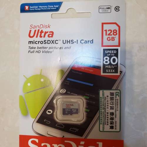 SanDisk MicroSD 128gb