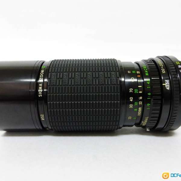 Sigma Zoom-k F4.5 100-200mm Multi Coated for Pentax-k (ME K1000 菲林長鏡 )