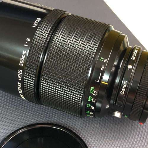 Canon 500mm f/8 Reflex lens nFD 反射鏡