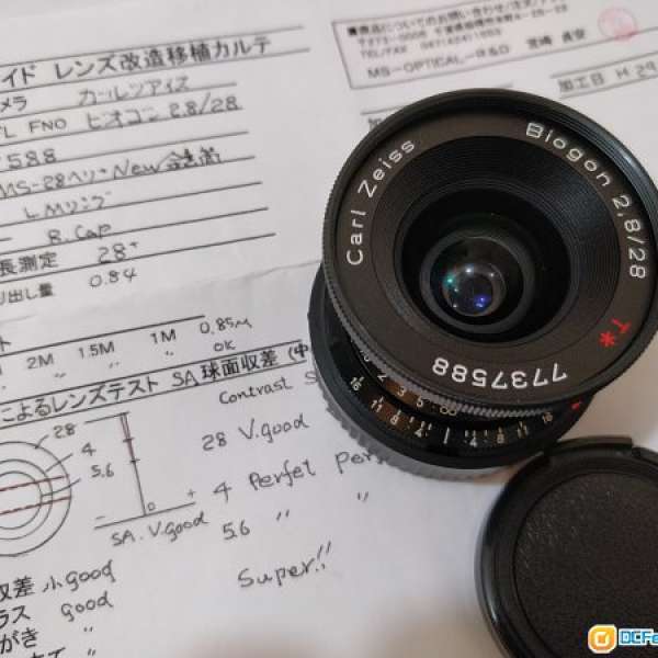 Contax G28 28mm f2.8 宮崎改 Leica M mount