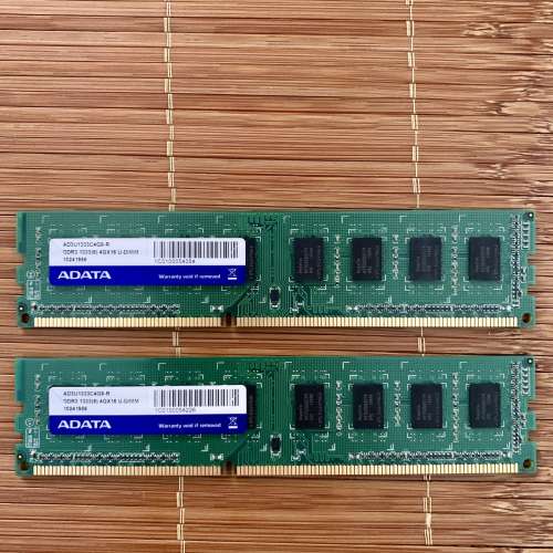 ADATA 8G（4GX2）DDR3-1333