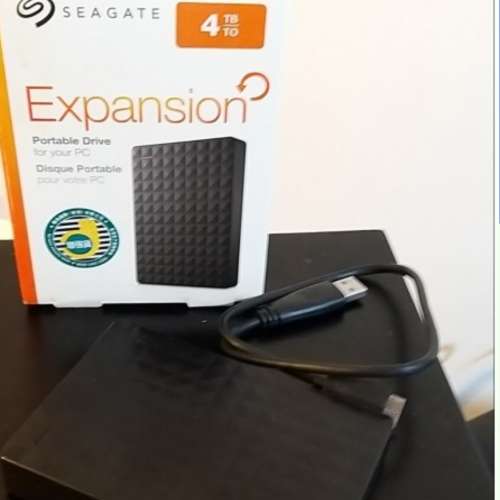 Seagate expansion 4tb hdd 外置硬碟連約1.7TB中外CD,SACD 及HIRES 音樂檔案