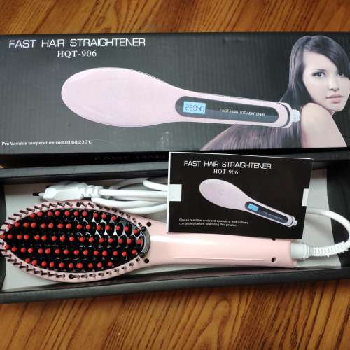 直髮夾 電髮夾 曲髮夾 電熱直髮神器 All New Fast Hair Straightener 全新未用 可調...