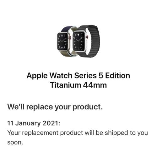 99.99％New Apple Watch Edition 5 黑鈦 LTE