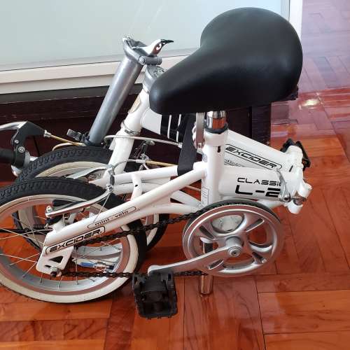 韩国品牌14吋接叠单车(九成新)