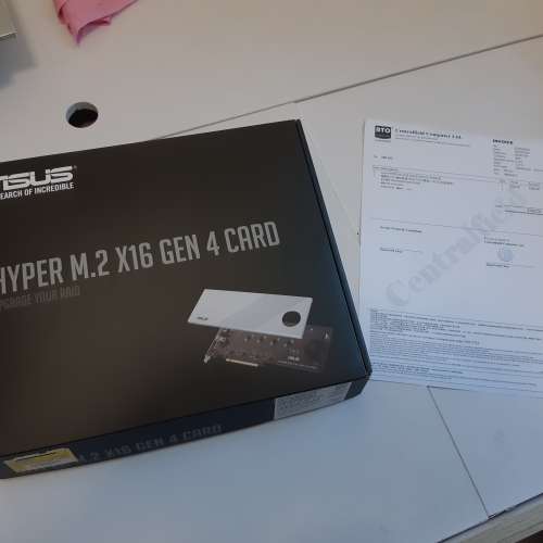 ASUS   HYPER M.2 X16 GEN 4 CARD