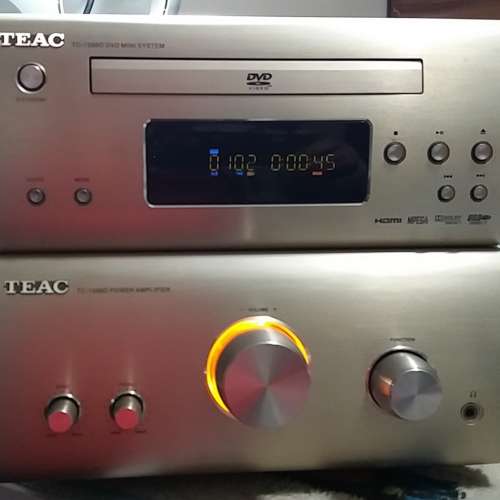 TEAC TC-1506D mini HiFi  主機 (注意有小問題)