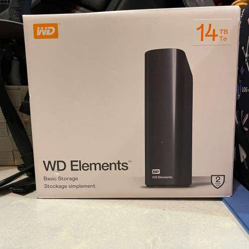 未開封新品 WD Elements Desktop 14TB 外付け HDD