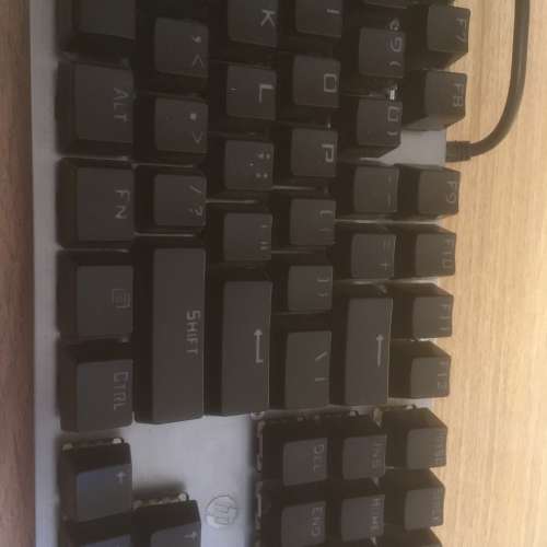 HP GK100 茶軸 mechanical keyboard