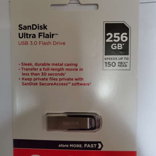 全新末開SanDisk Ultra Flair USB 3.0 Flash Drive 隨身碟256gb usb 手指 