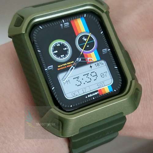 SUPCASE Apple Watch Series Smart  s 4 5 6 s5 s6 智能 手錶帶 錶帶 保護殼 44mm ...