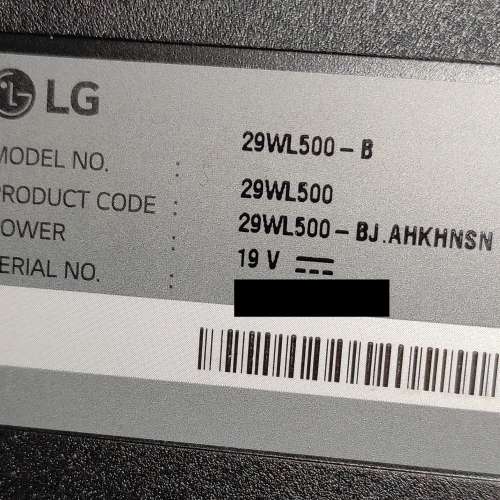 賣99%新行貨LG 29吋 Ultrawide 21:9 29WL500-B 電腦顯示屏