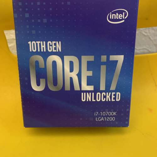 Intel i7 10700k 行貨 有單有盒