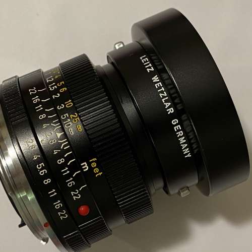 Leica R 35mm F2.8 （連 Leica 原裝 Filter 及 Filter Ring)