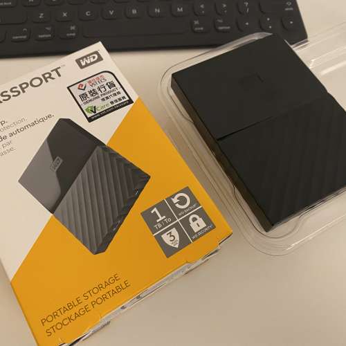 原裝行貨 閑置求售 WD My Passport 1TB USB HDD 2.5 吋硬碟