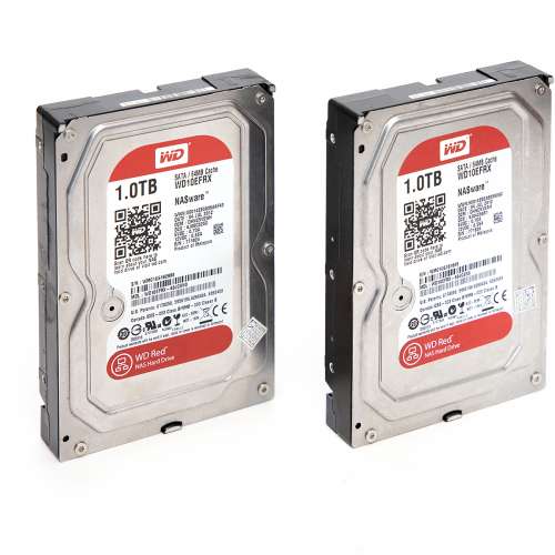 WD Red 1TB Harddisk - WD10EFRX  (2個)