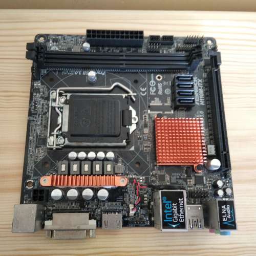 (ITX H110) ASROCK H110M-ITX底板連背板 (運作正常 BIOS已更新 P7.2)