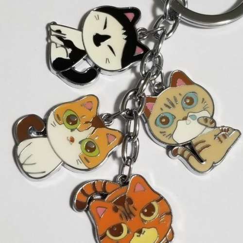 Key chain 鎖匙扣 - 四隻小貓