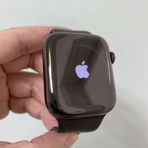 90%Apple Watch 6 stainless不鏽鋼black齊單齊配件