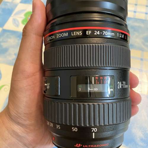 Canon EF24-70mm f2.8L 95%新 少用長放防潮箱 齊合配件