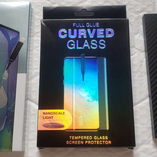 UV Glass 液態固化曲屏玻璃貼 for Samsung Note 10+ S20+ S9+ S8+ 華為P30 Pro