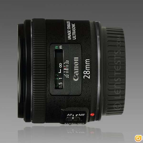 Canon EF 28mm F2.8 IS 99%new