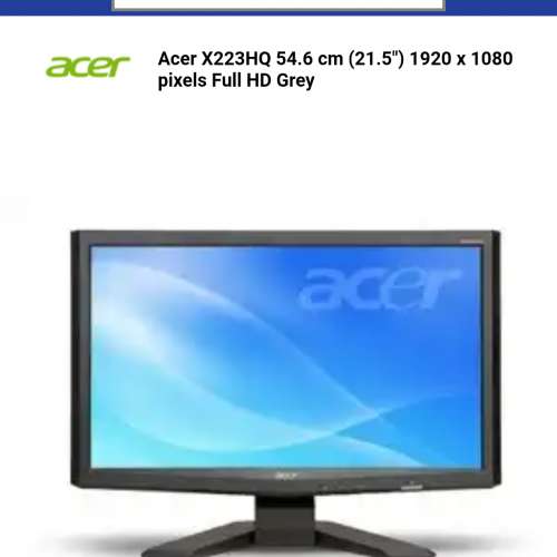 Acer X223HQ 電腦 Mon
