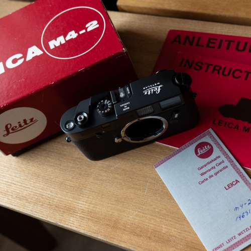 90%New 極罕早期 Leica M4-2 連盒證書 Made in Canada（從未拆機！） M6 M7 MP M5 ...