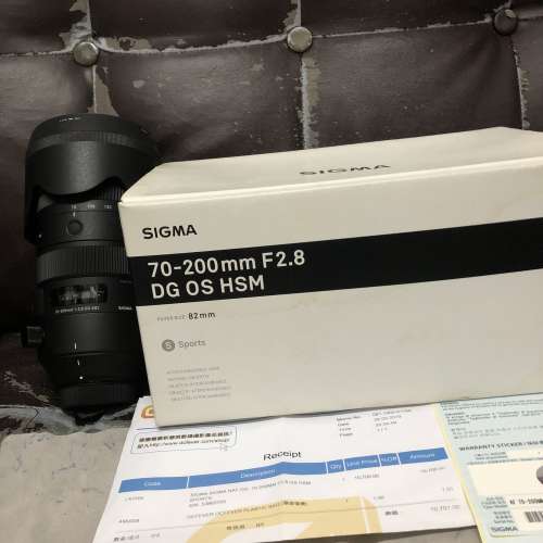 新淨 有盒 行貨長保用 Sigma 70-200 70-200mm OS Sport 二代 Nikon Mount
