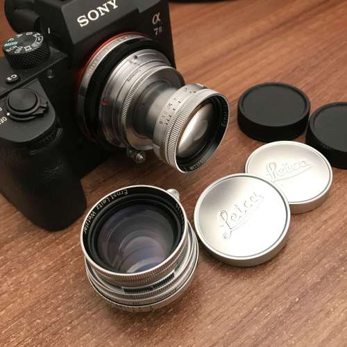 兩支 Leica summitar 5cm f2 (50mm f/2 ) 旋轉散景 （Leica L39 / M mount 及任何無...