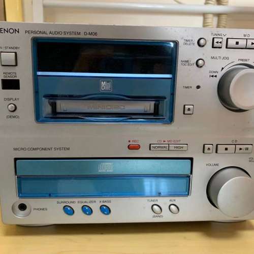 天龍DENON D-M06主機CD、MD、TUNER、功放一體音響