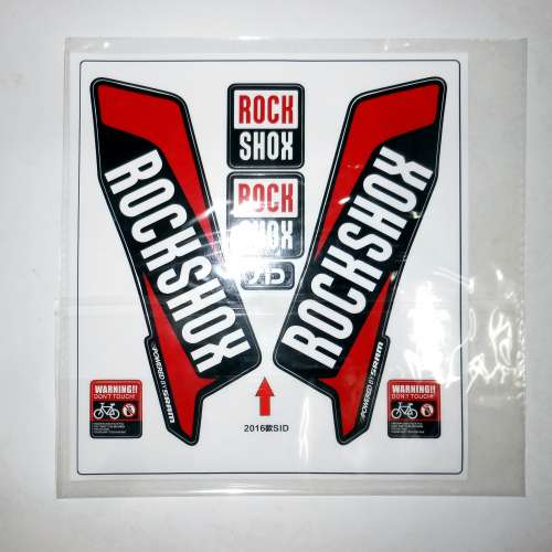 RockShox SID 避震前叉貼紙, For山地車, 越野車, 自行車用,單車零件!
