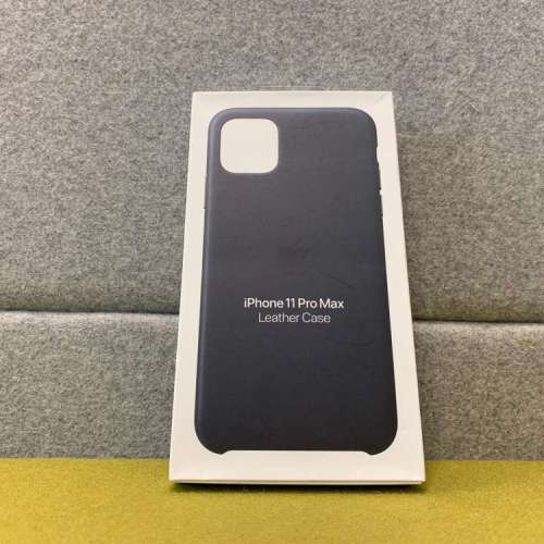 Apple iPhone 11 Pro Max 皮革護殼 Leather Case - 午夜藍色 Midnight Blue