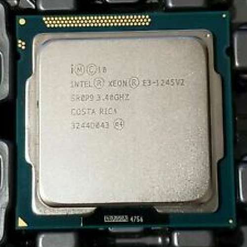 Intel Xeon E3-1245V2 @3.4GHz