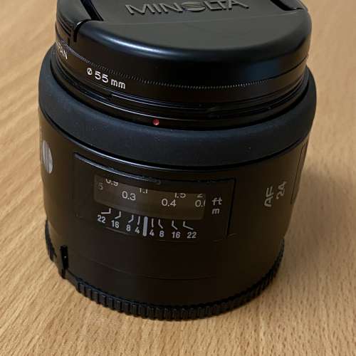 Minolta AF 24/2.8 RS + 55mm filter (Sony A Mount)