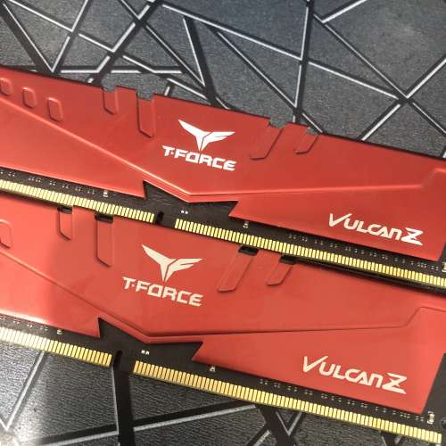 (2 x 16GB) Team Vulcan Z DDR4 3200 C16 連號 新淨