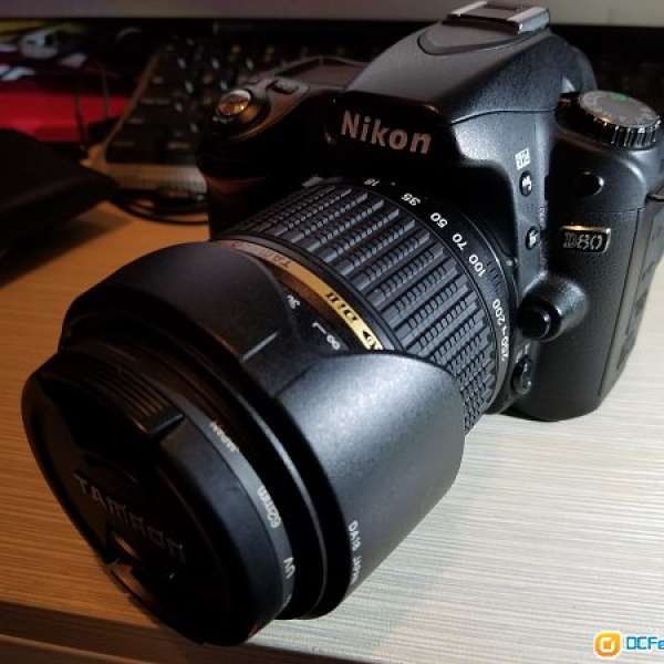 Nikon D80 + Tarmon len天涯鏡 18mm-250mm