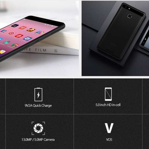 Vernee Thor E, 4G VOS Android 7.0 3 GB RAM + 16 GB ROM