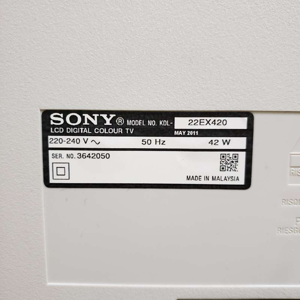 Sony 22吋電視TV [KDL-22EX420] - DCFever.com