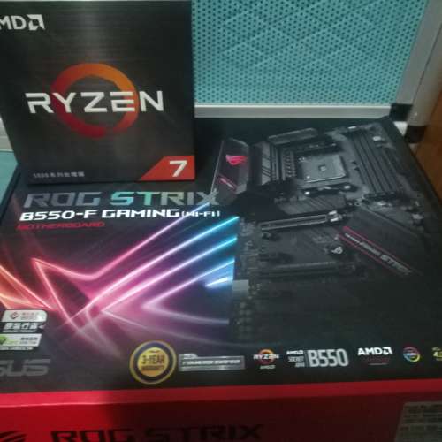 AMD RYZEN 5800X連Asus Rog strix B550