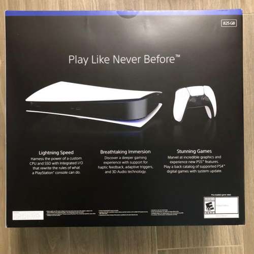 全新美版現貨PS5數位版