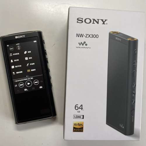 SONY NW-ZX300 DAP小黑磚