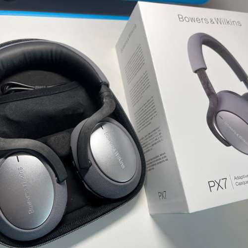 99.9% Bowers & Wilkins PX7 頂級降噪藍芽耳機 銀灰色 行貨長保養